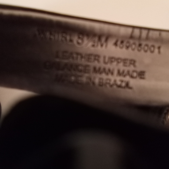 Carlos by Carlos Santana Black Leather Zip 4 1/2" Wedge Heels sz 8.5 M - Picture 5 of 13